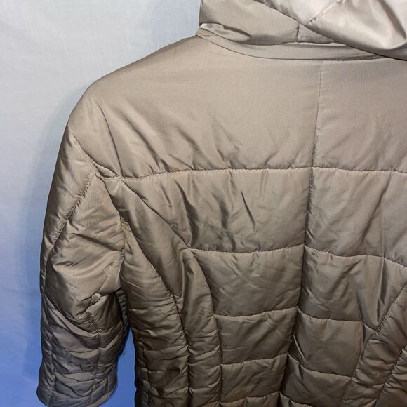 Excelled Collection Women’s Hooded Coat Size XL Beige Outdoor Going Out Party - Picture 11 of 12